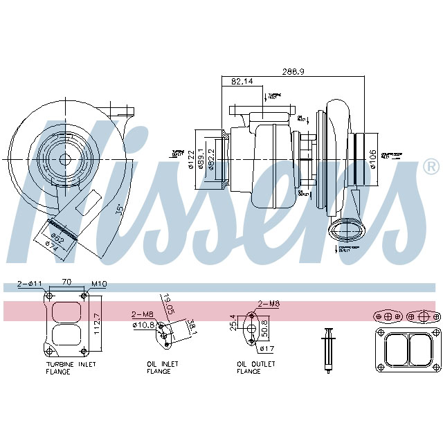 NISSENS TURBO TO SUIT VOLVO