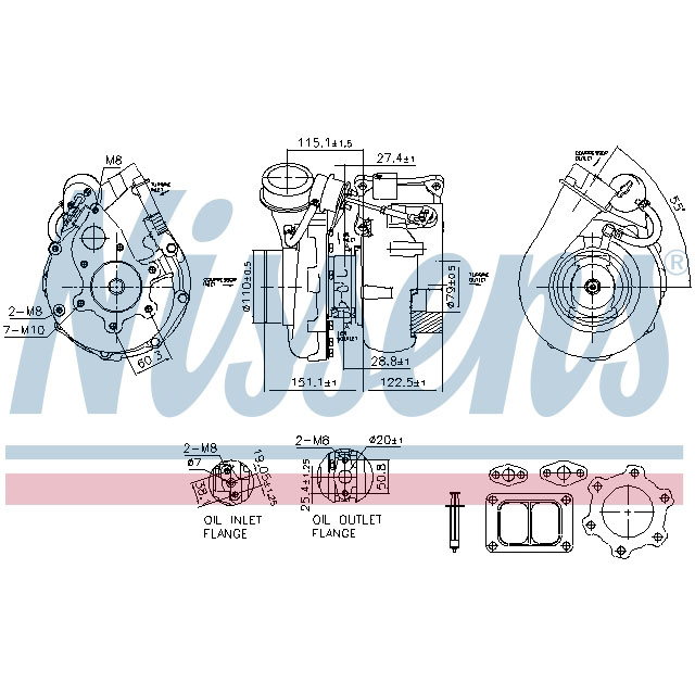 93617 NISSENS TURBO TO SUIT BUS