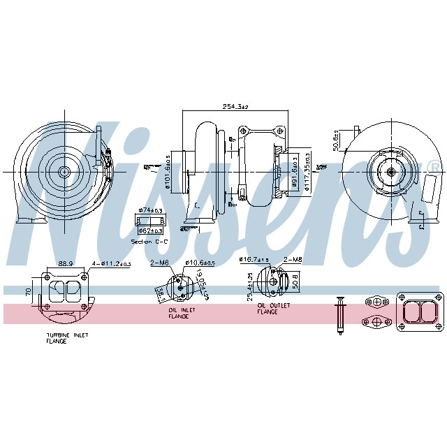 NISSENS TURBO TO SUIT IVECO
