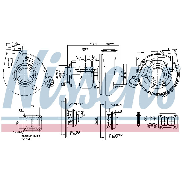 NISSENS TURBO TO SUIT IVECO