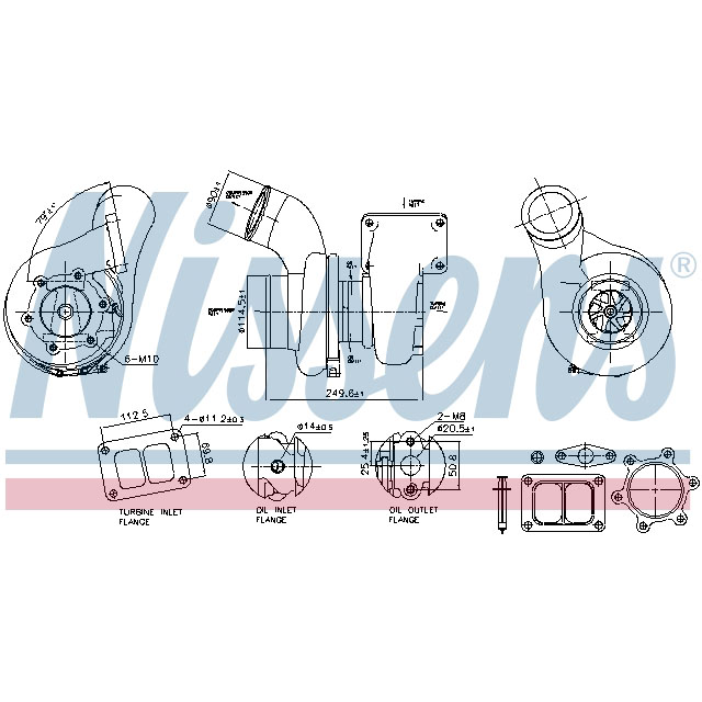 NISSENS TURBO TO SUIT RENAULT