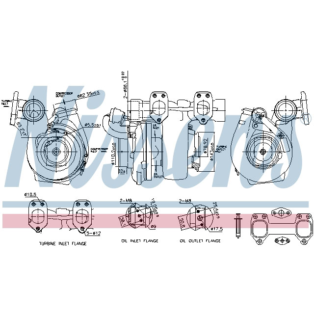 93693 NISSENS TURBO TO SUIT BUS