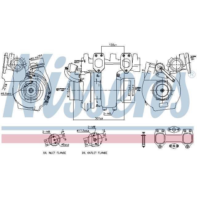 NISSENS TURBO TO SUIT BUS