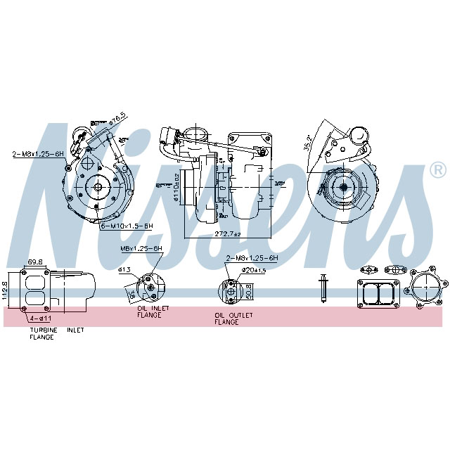 NISSENS TURBO TO SUIT BUS