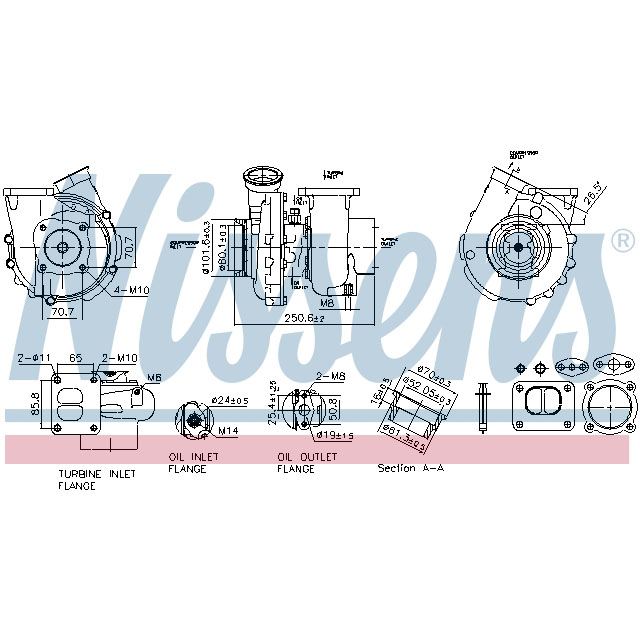 NISSENS TURBO TO SUIT MERCEDES