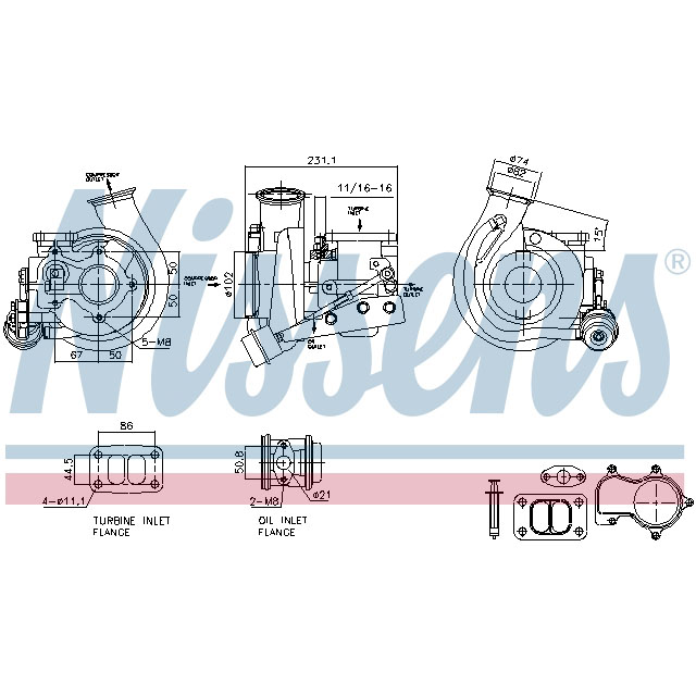NISSENS TURBO TO SUIT IVECO