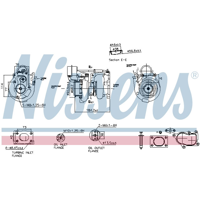 NISSENS TURBO TO SUIT DAF