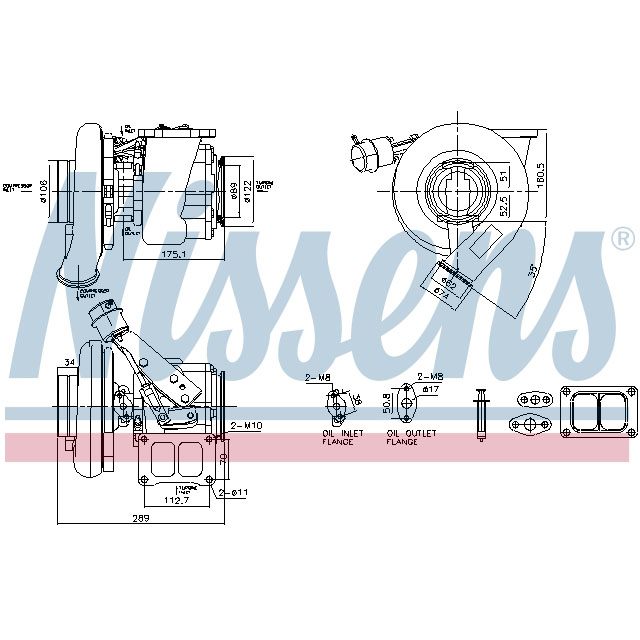 NISSENS TURBO TO SUIT RENAULT