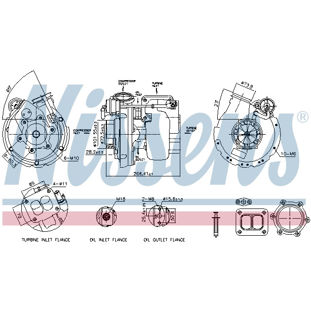 NISSENS TURBO TO SUIT MAN