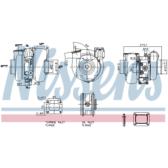 NISSENS TURBO TO SUIT IVECO