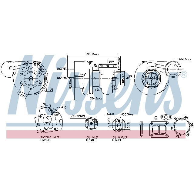 NISSENS TURBO TO SUIT RENAULT