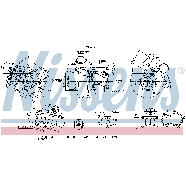 NISSENS TURBO TO SUIT IVECO