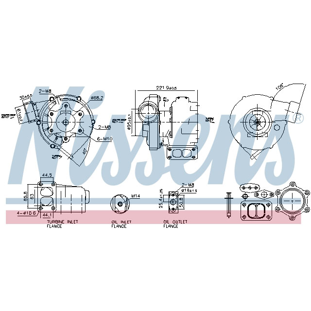 NISSENS TURBO TO SUIT MERCEDES