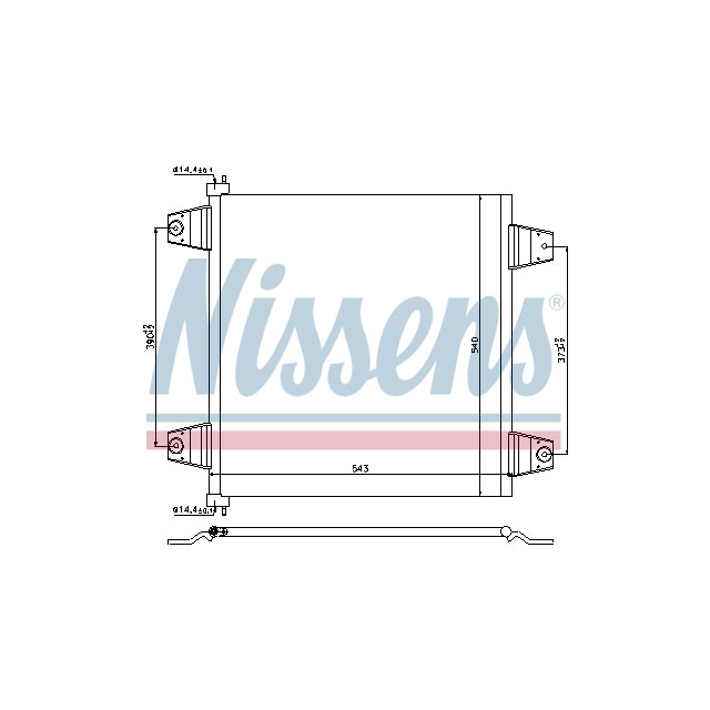 NISSENS CONDENSER TO SUIT DAF