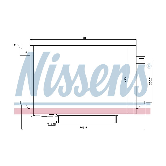 NISSENS CONDENSER TO SUIT MERCEDES