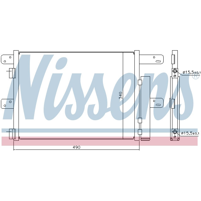 NISSENS CONDENSER TO SUIT IVECO