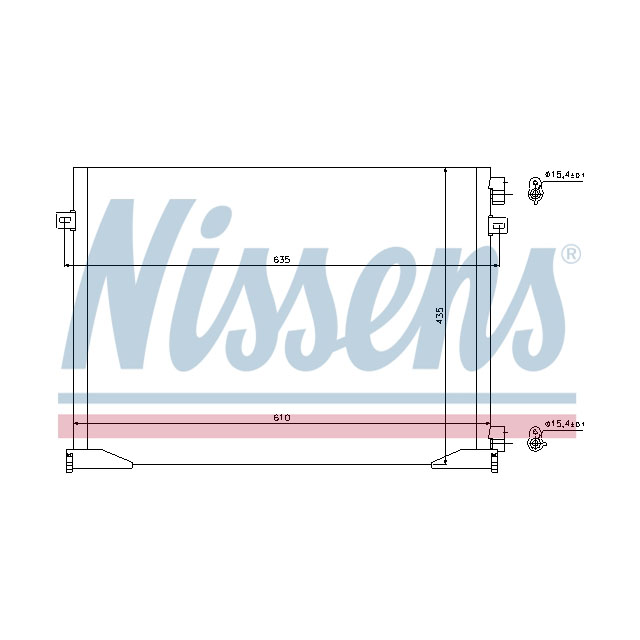 NISSENS CONDENSER TO SUIT LCV