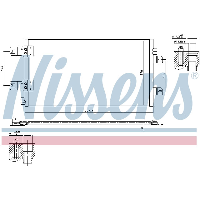 NISSENS CONDENSER TO SUIT LCV