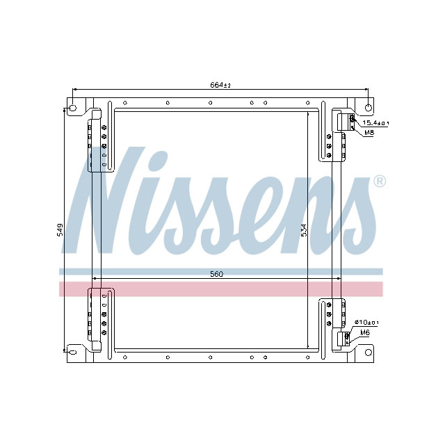 NISSENS CONDENSER TO SUIT MERCEDES