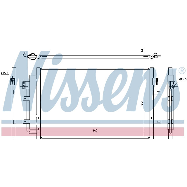 940431 NISSENS CONDENSER TO SUIT IVECO
