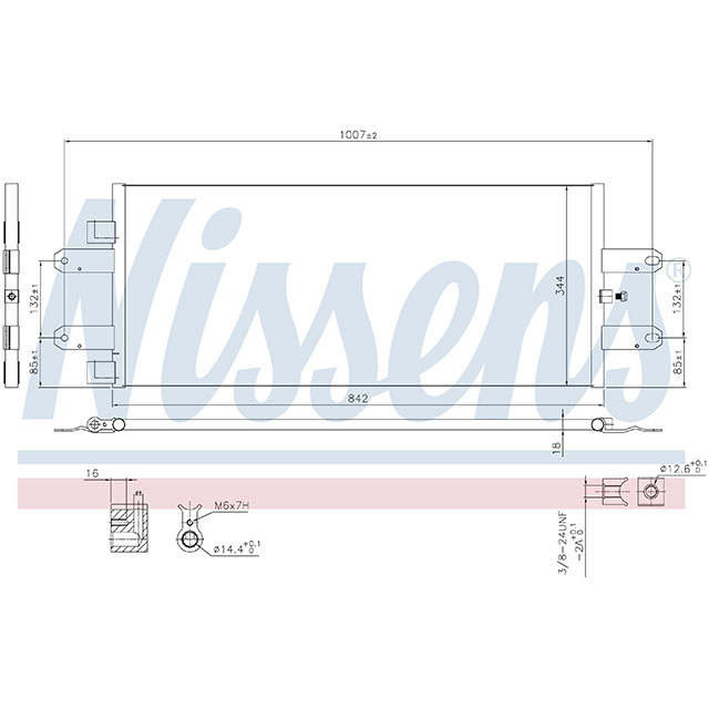 NISSENS CONDENSER TO SUIT SCANIA