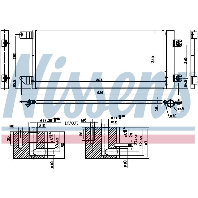 NISSENS CONDENSER TO SUIT MAN