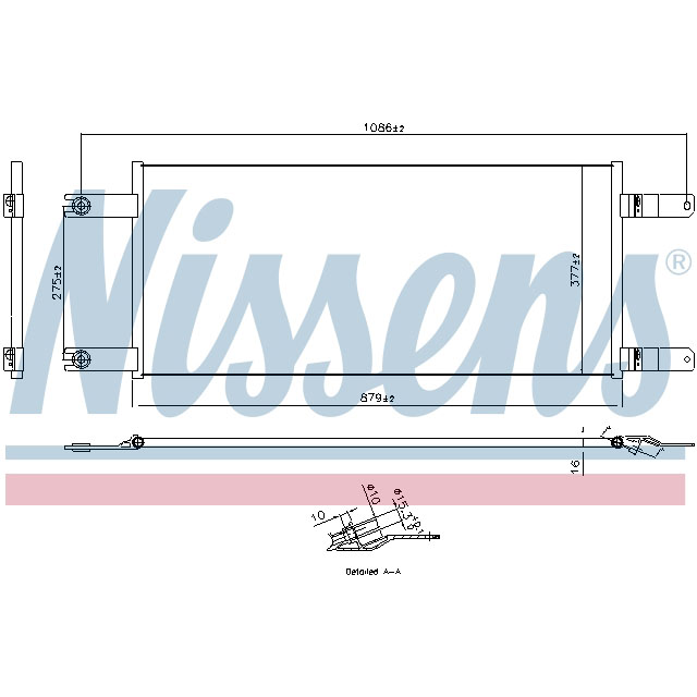 NISSENS CONDENSER TO SUIT SCANIA