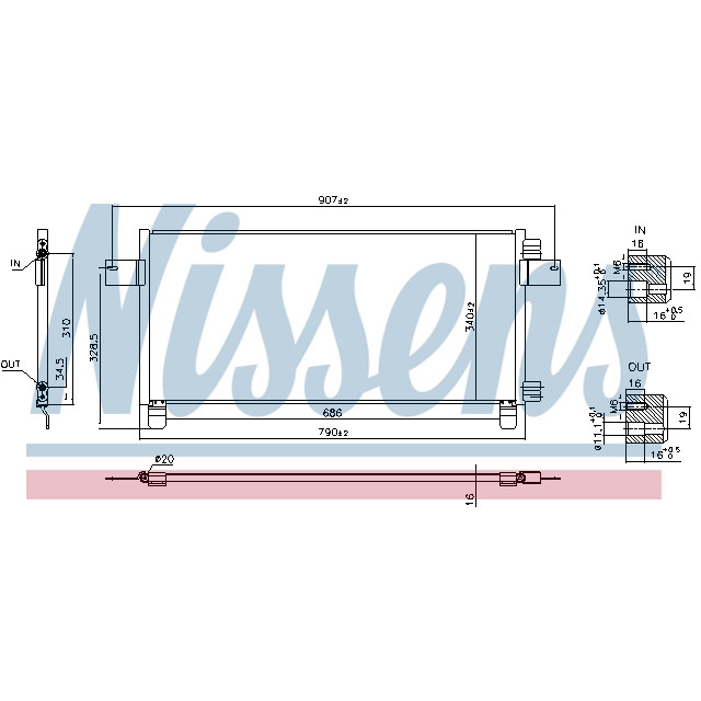NISSENS CONDENSER TO SUIT MAN