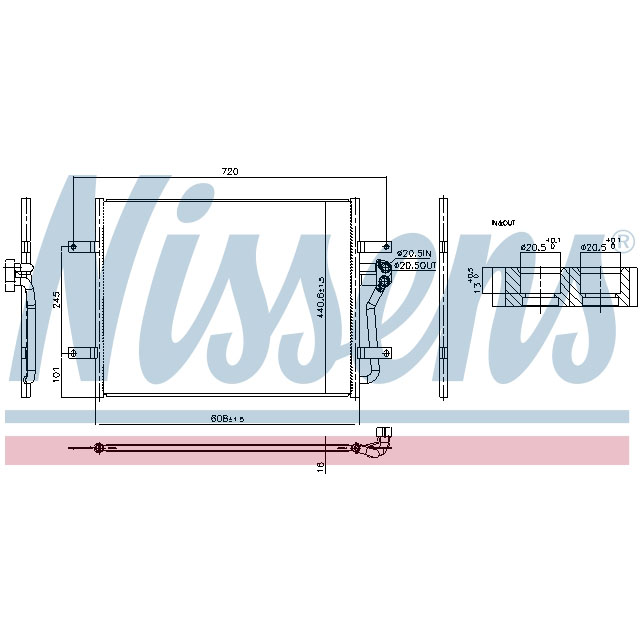 NISSENS CONDENSER TO SUIT MAN