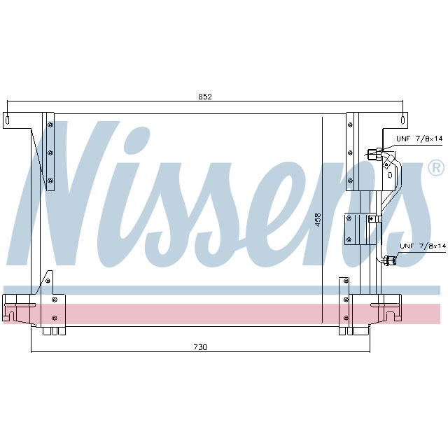 NISSENS CONDENSER TO SUIT MERCEDES