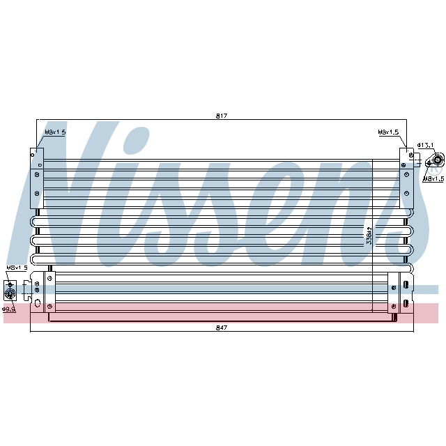 NISSENS CONDENSER TO SUIT VOLVO