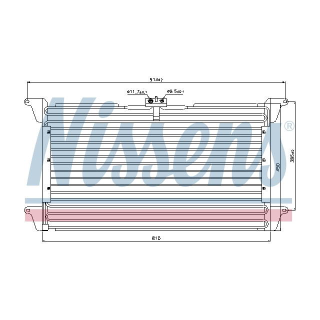 NISSENS CONDENSER TO SUIT SCANIA