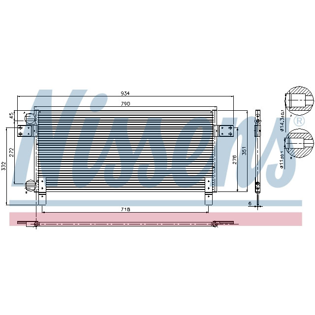 NISSENS CONDENSER TO SUIT MAN