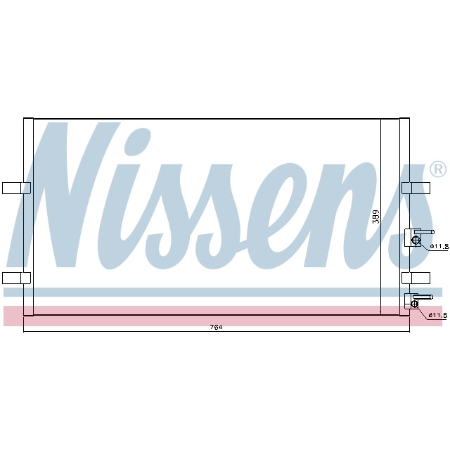 NISSENS CONDENSER TO SUIT LCV