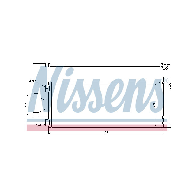 NISSENS CONDENSER TO SUIT LCV