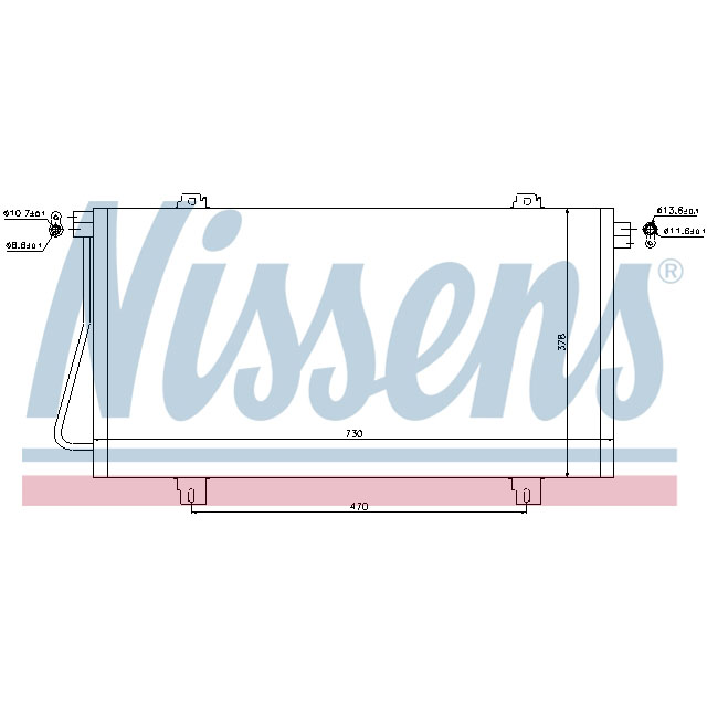 NISSENS CONDENSER TO SUIT LCV
