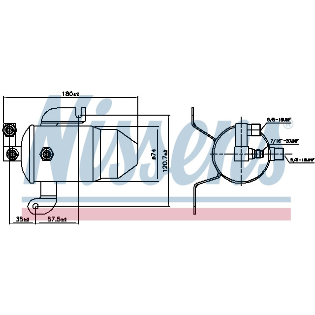 NISSENS RECEIVER DRYER TO SUIT LCV