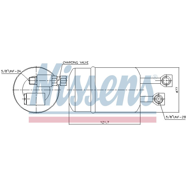 NISSENS RECEIVER DRYER TO SUIT MITSUBISHI