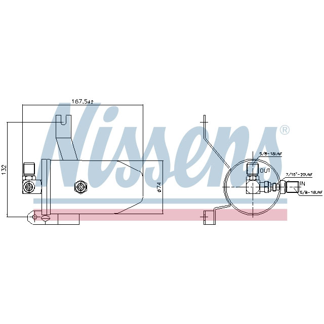 NISSENS RECEIVER DRYER TO SUIT LCV