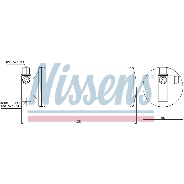NISSENS RECEIVER DRYER TO SUIT VOLVO