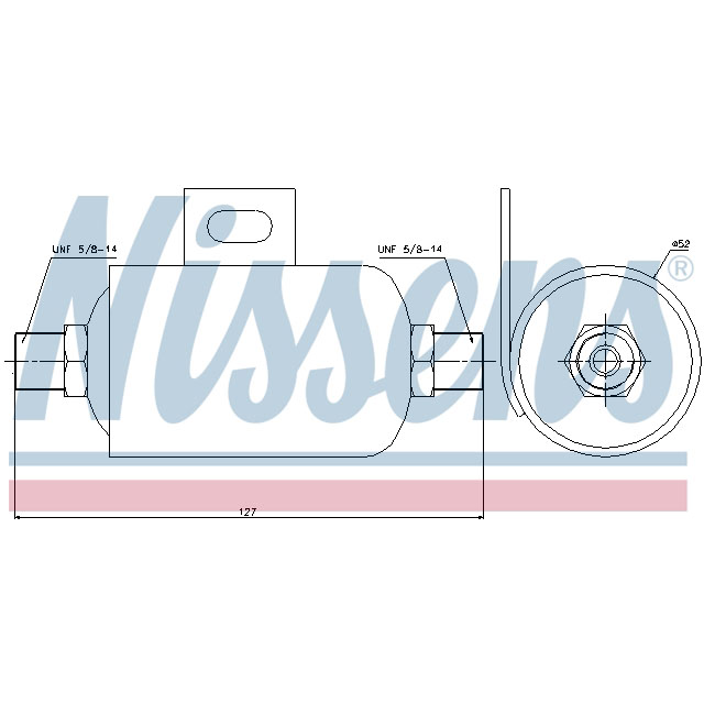 NISSENS RECEIVER DRYER TO SUIT DAF