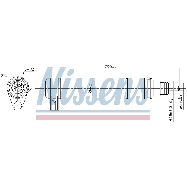 NISSENS RECEIVER DRYER TO SUIT LCV