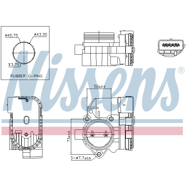 NISSENS THROTT LE BODY TO SUIT LCV
