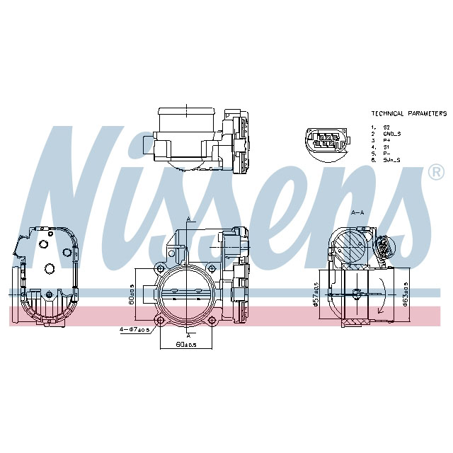 NISSENS THROTT LE BODY TO SUIT LCV