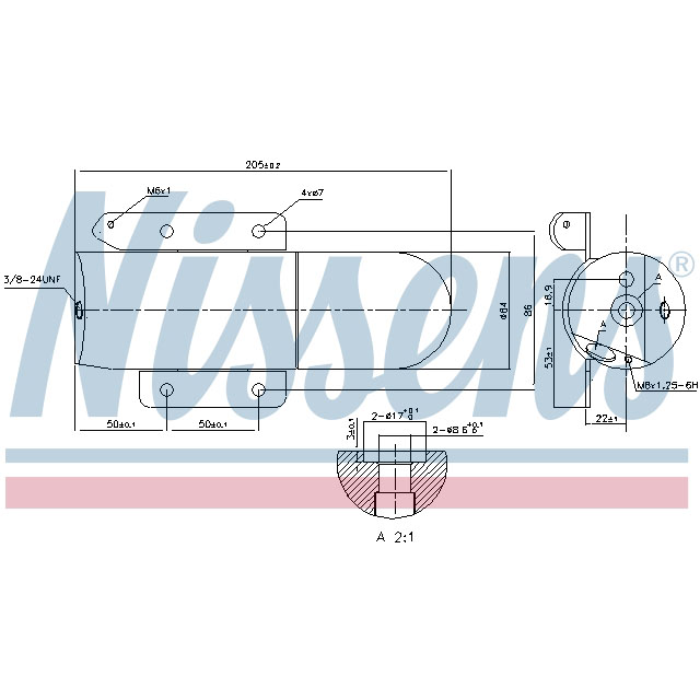 NISSENS RECEIVER DRYER TO SUIT MERCEDES