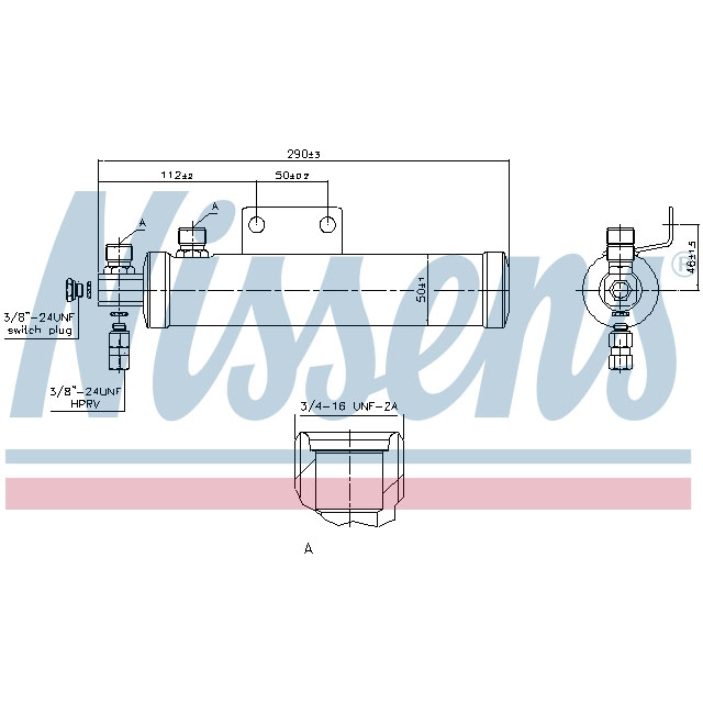 NISSENS RECEIVER DRYER TO SUIT MERCEDES