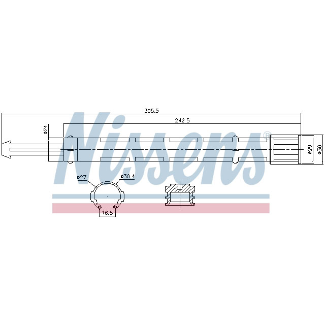 NISSENS RECEIVER DRYER TO SUIT LCV