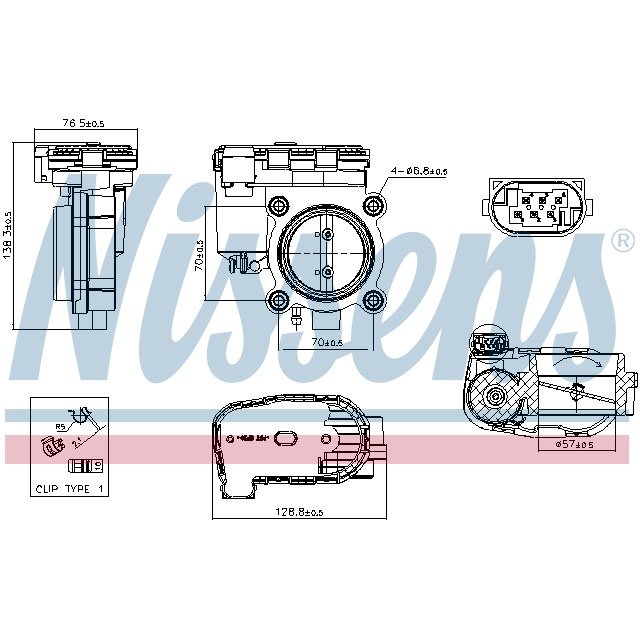 NISSENS THROTT LE BODY TO SUIT MERCEDES