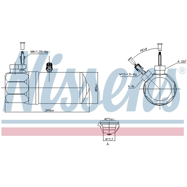 NISSENS RECEIVER DRYER TO SUIT LCV
