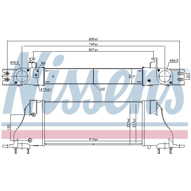 NISSENS INTERCOOLER TO SUIT LCV